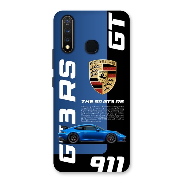 Hyper Car Back Case for Vivo U20