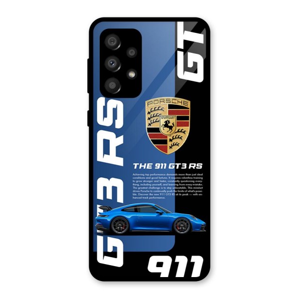 Hyper Car Glass Back Case for Galaxy A32