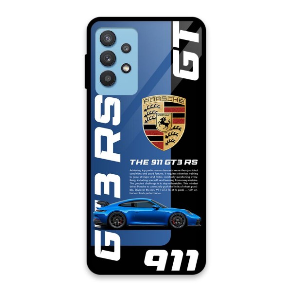 Hyper Car Glass Back Case for Galaxy M32 5G