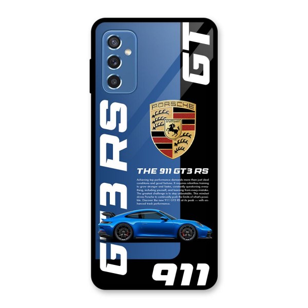 Hyper Car Glass Back Case for Galaxy M52 5G