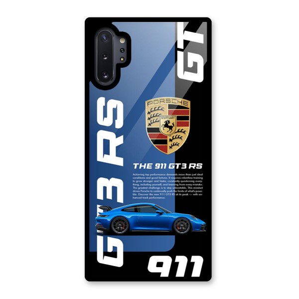 Hyper Car Glass Back Case for Galaxy Note 10 Plus