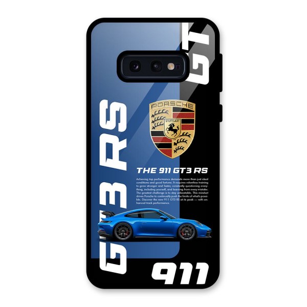 Hyper Car Glass Back Case for Galaxy S10e