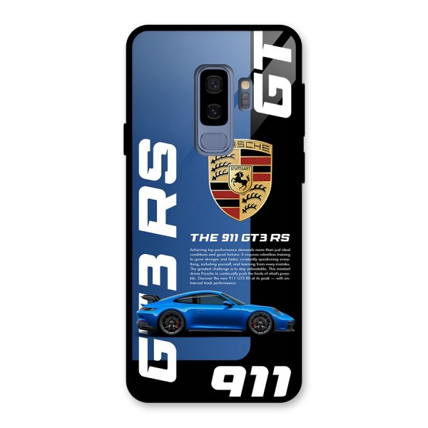 Hyper Car Glass Back Case for Galaxy S9 Plus