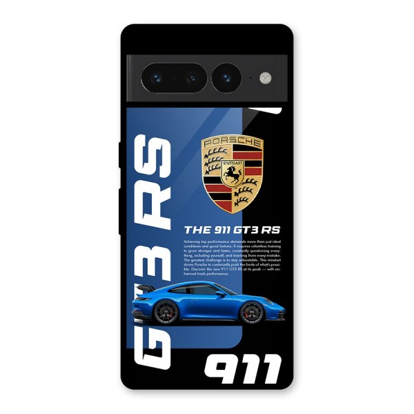 Hyper Car Glass Back Case for Google Pixel 7 Pro