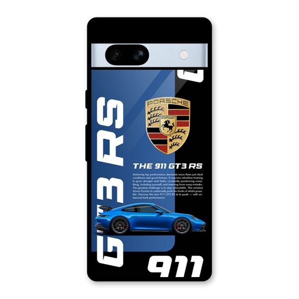 Hyper Car Glass Back Case for Google Pixel 7a