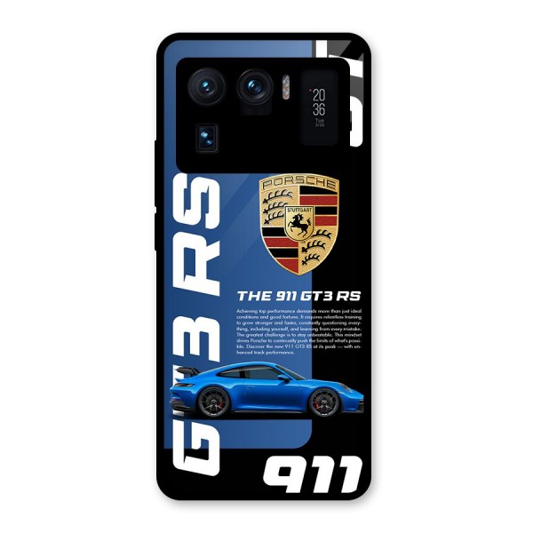 Hyper Car Glass Back Case for Mi 11 Ultra