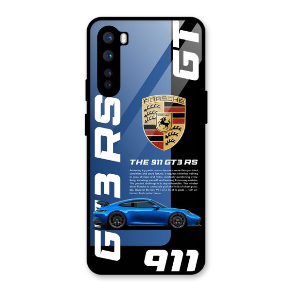 Hyper Car Glass Back Case for OnePlus Nord