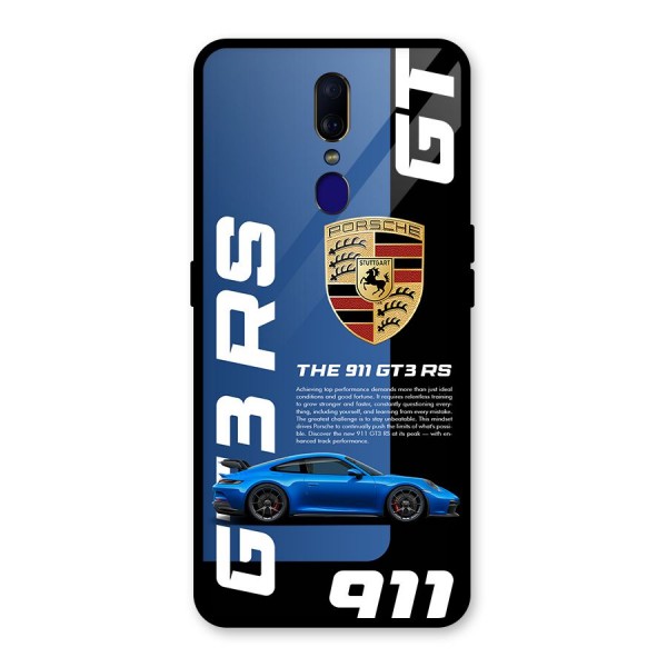 Hyper Car Glass Back Case for Oppo F11