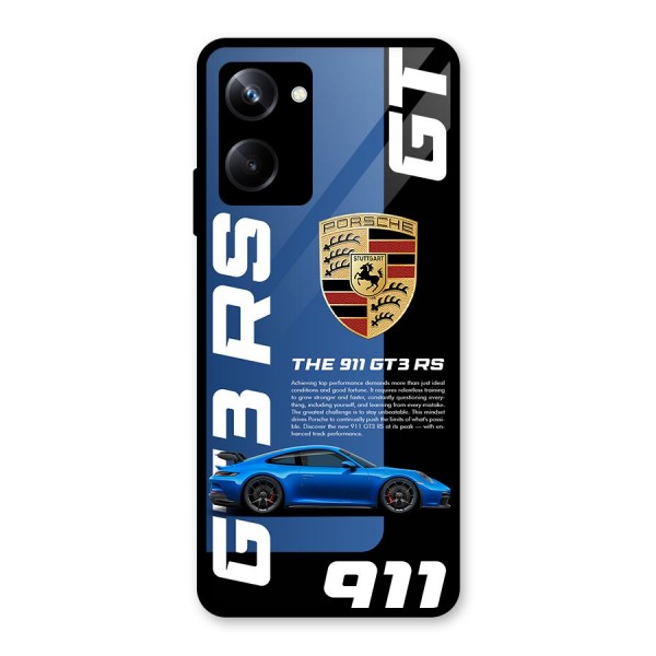 Hyper Car Glass Back Case for Realme 10 Pro