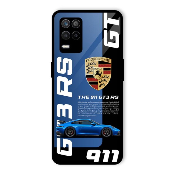 Hyper Car Glass Back Case for Realme 9 5G