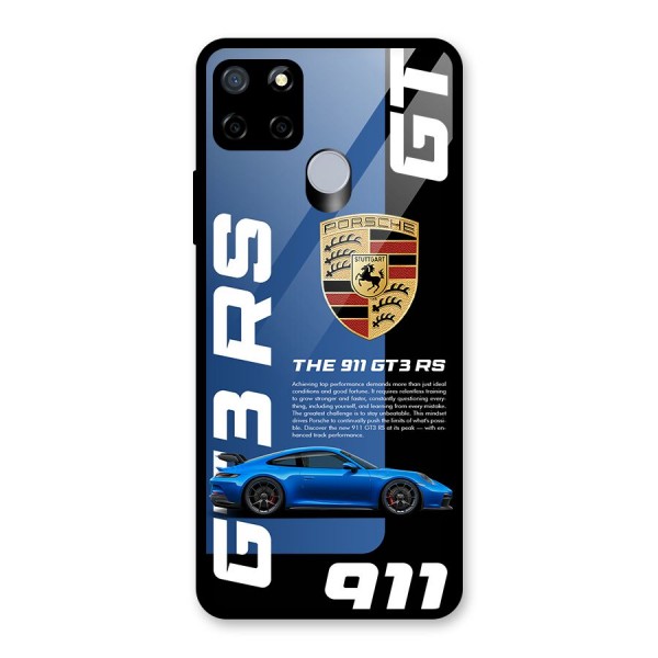 Hyper Car Glass Back Case for Realme C12