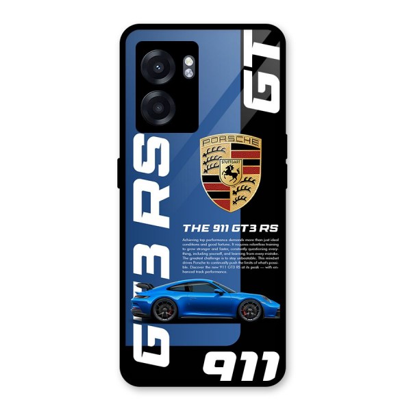 Hyper Car Glass Back Case for Realme Narzo 50 5G