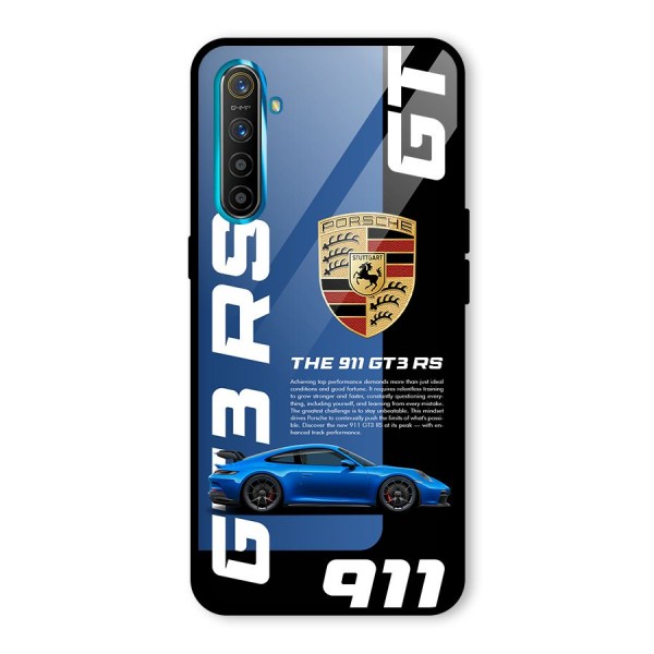 Hyper Car Glass Back Case for Realme X2