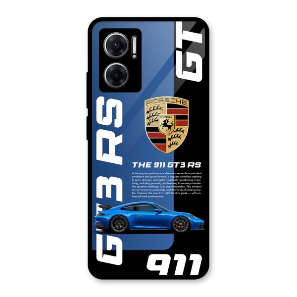 Hyper Car Glass Back Case for Redmi 11 Prime 5G