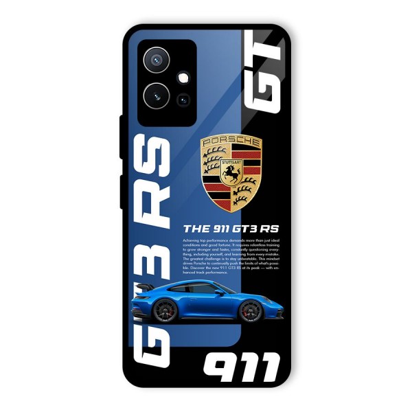 Hyper Car Glass Back Case for Vivo iQOO Z6