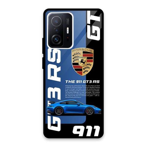 Hyper Car Glass Back Case for Xiaomi 11T Pro