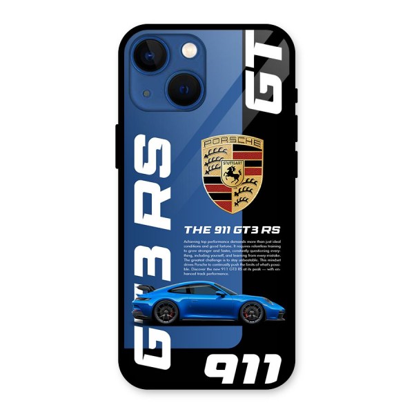 Hyper Car Glass Back Case for iPhone 13 Mini