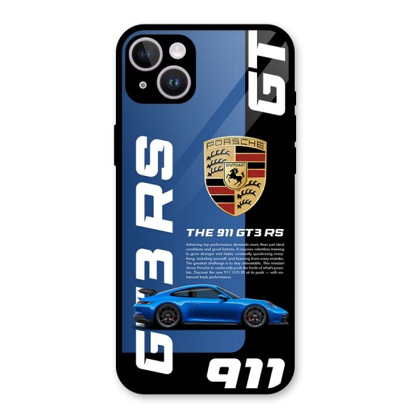 Hyper Car Glass Back Case for iPhone 14 Plus