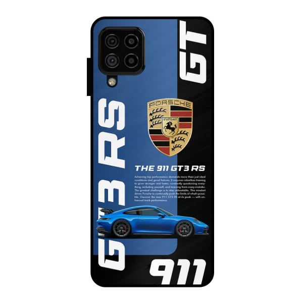 Hyper Car Metal Back Case for Galaxy A22 4G