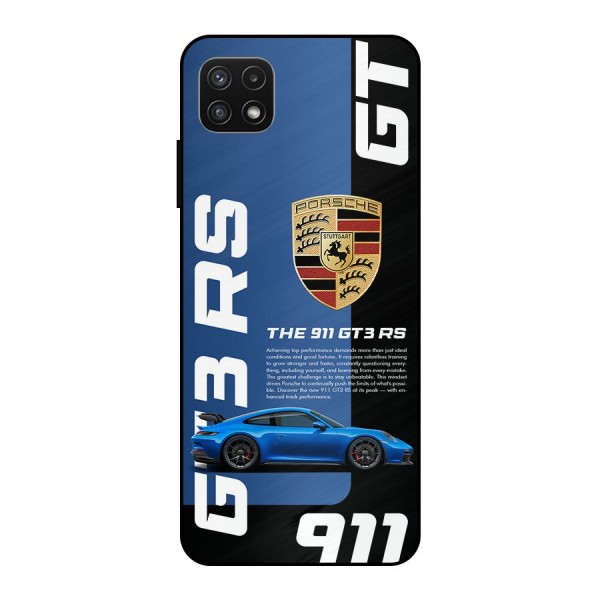 Hyper Car Metal Back Case for Galaxy A22 5G