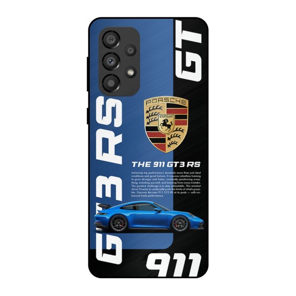 Hyper Car Metal Back Case for Galaxy A33 5G