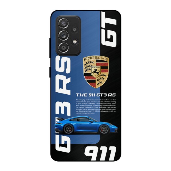 Hyper Car Metal Back Case for Galaxy A52