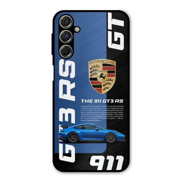 Hyper Car Metal Back Case for Galaxy F34