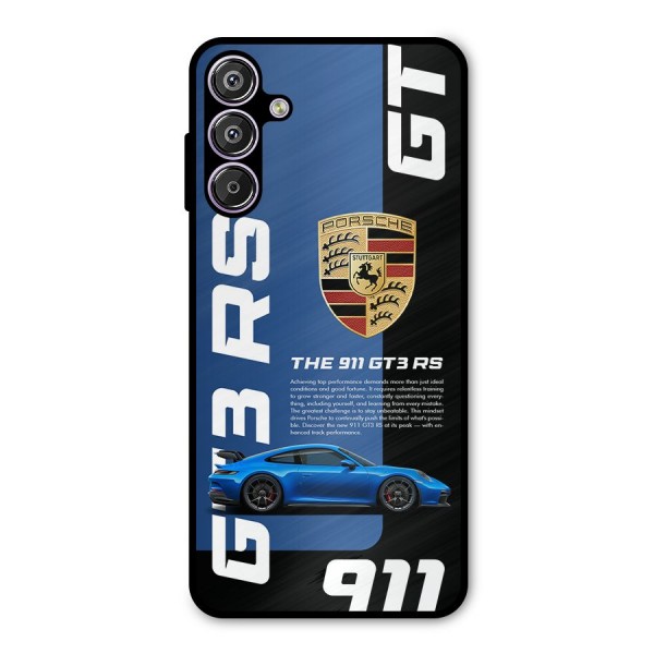 Hyper Car Metal Back Case for Galaxy M15