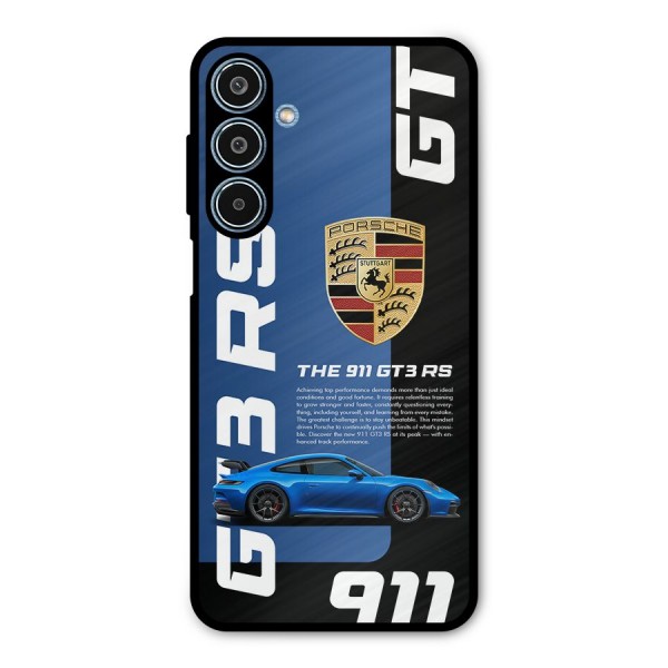 Hyper Car Metal Back Case for Galaxy M35