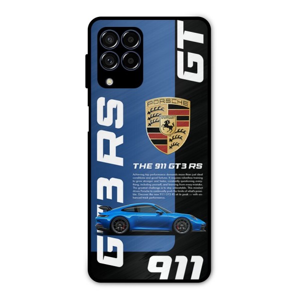 Hyper Car Metal Back Case for Galaxy M53 5G