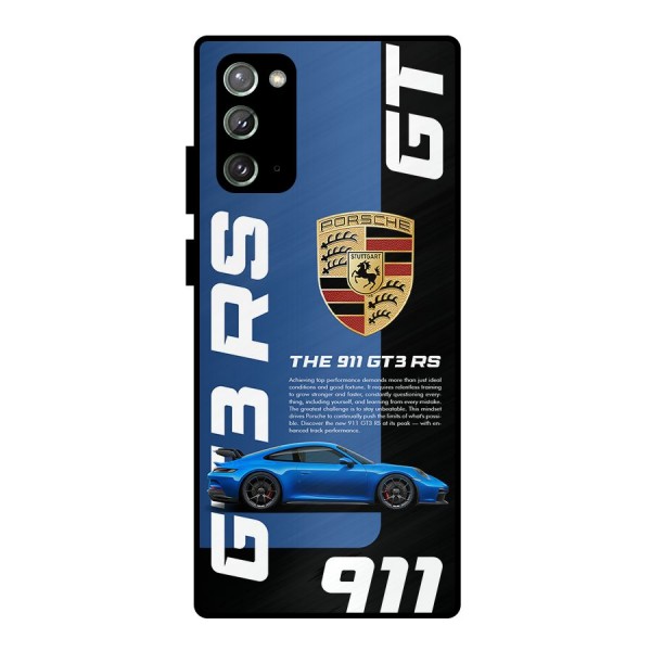 Hyper Car Metal Back Case for Galaxy Note 20