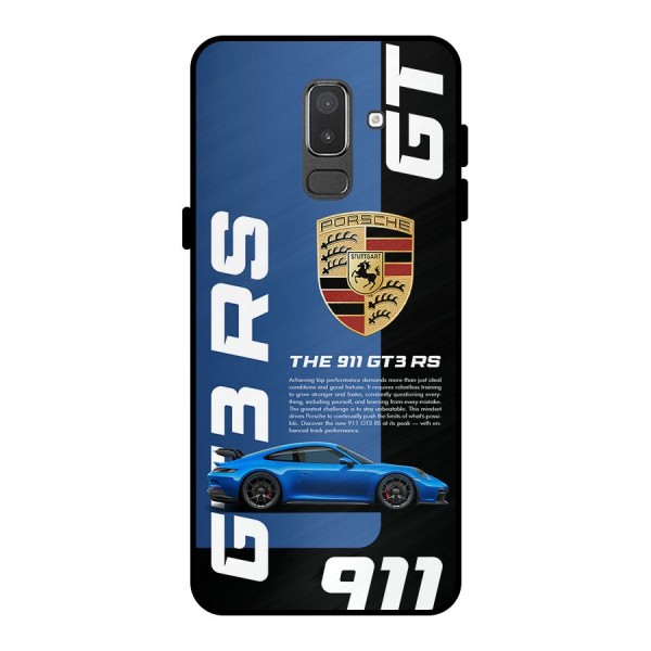 Hyper Car Metal Back Case for Galaxy On8 (2018)