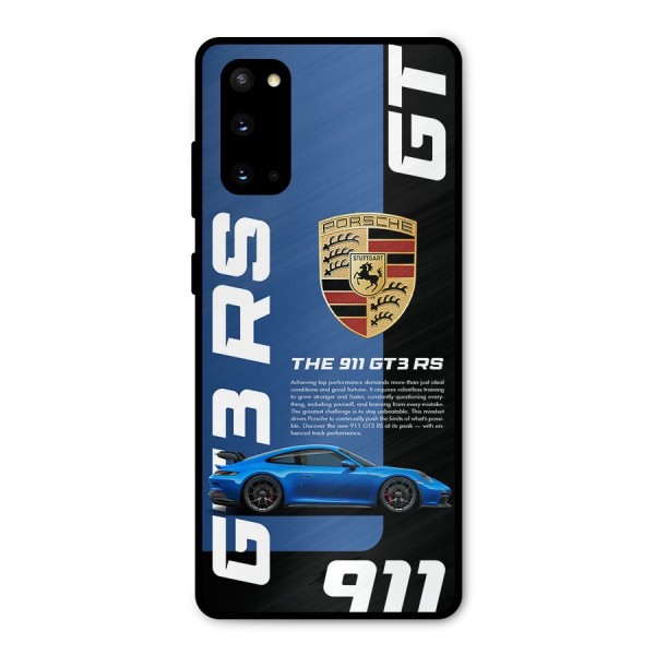 Hyper Car Metal Back Case for Galaxy S20