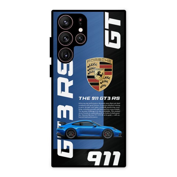 Hyper Car Metal Back Case for Galaxy S22 Ultra 5G