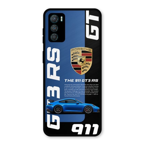 Hyper Car Metal Back Case for Moto G42