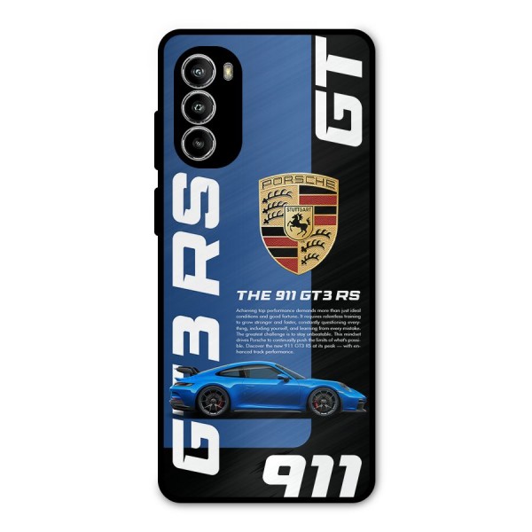 Hyper Car Metal Back Case for Moto G52