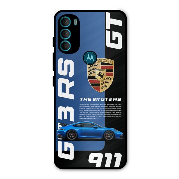 Hyper Car Metal Back Case for Moto G71 5G