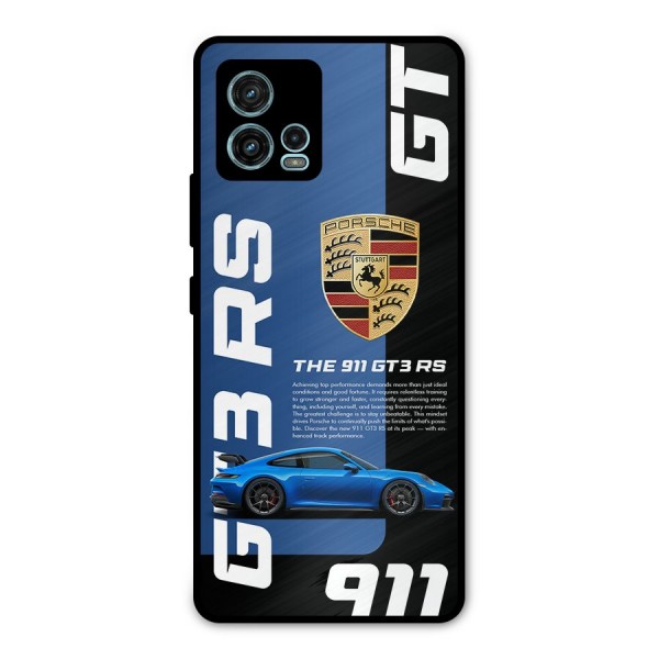 Hyper Car Metal Back Case for Moto G72