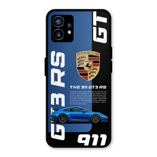 Hyper Car Metal Back Case for Nothing Phone 1