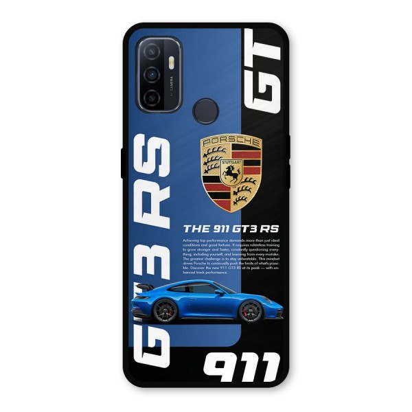 Hyper Car Metal Back Case for Oppo A53