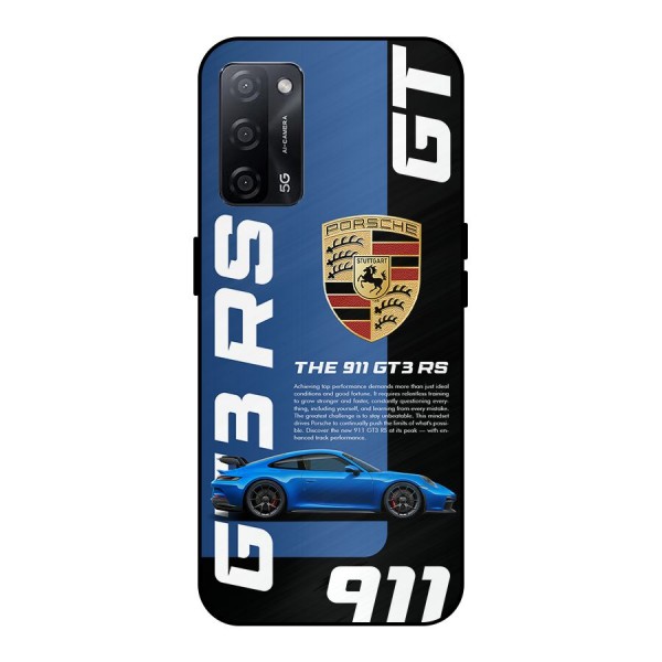 Hyper Car Metal Back Case for Oppo A53s 5G