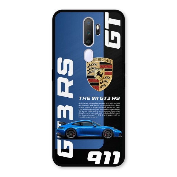 Hyper Car Metal Back Case for Oppo A5 (2020)