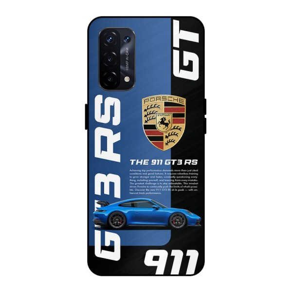 Hyper Car Metal Back Case for Oppo A74 5G