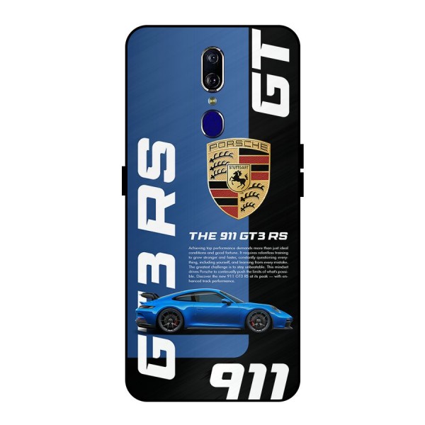 Hyper Car Metal Back Case for Oppo F11