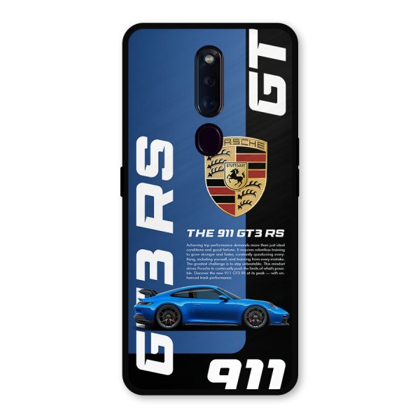 Hyper Car Metal Back Case for Oppo F11 Pro