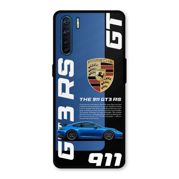 Hyper Car Metal Back Case for Oppo F15