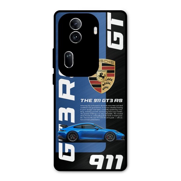 Hyper Car Metal Back Case for Oppo Reno11 Pro 5G