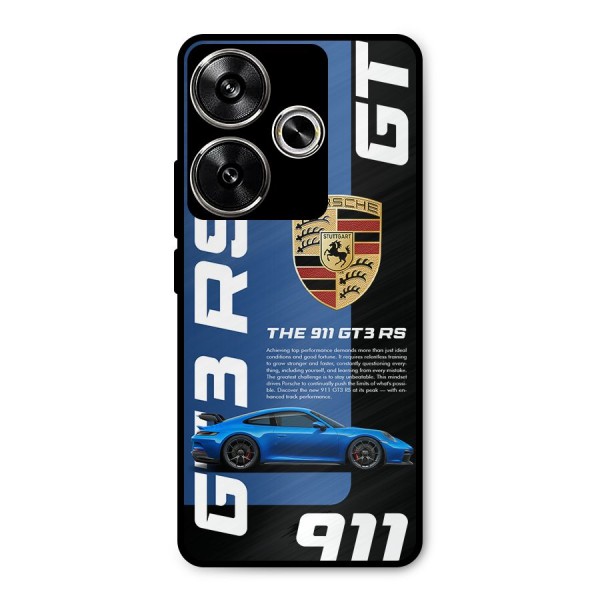 Hyper Car Metal Back Case for Poco F6