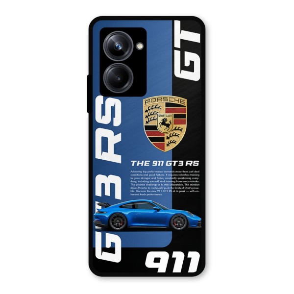 Hyper Car Metal Back Case for Realme 10 Pro