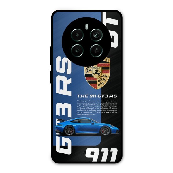 Hyper Car Metal Back Case for Realme 12 Plus